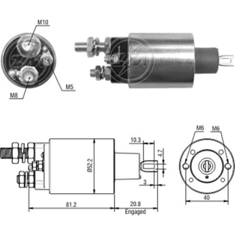 Automático de Partida Sistema Prestolite ZM ZM5485