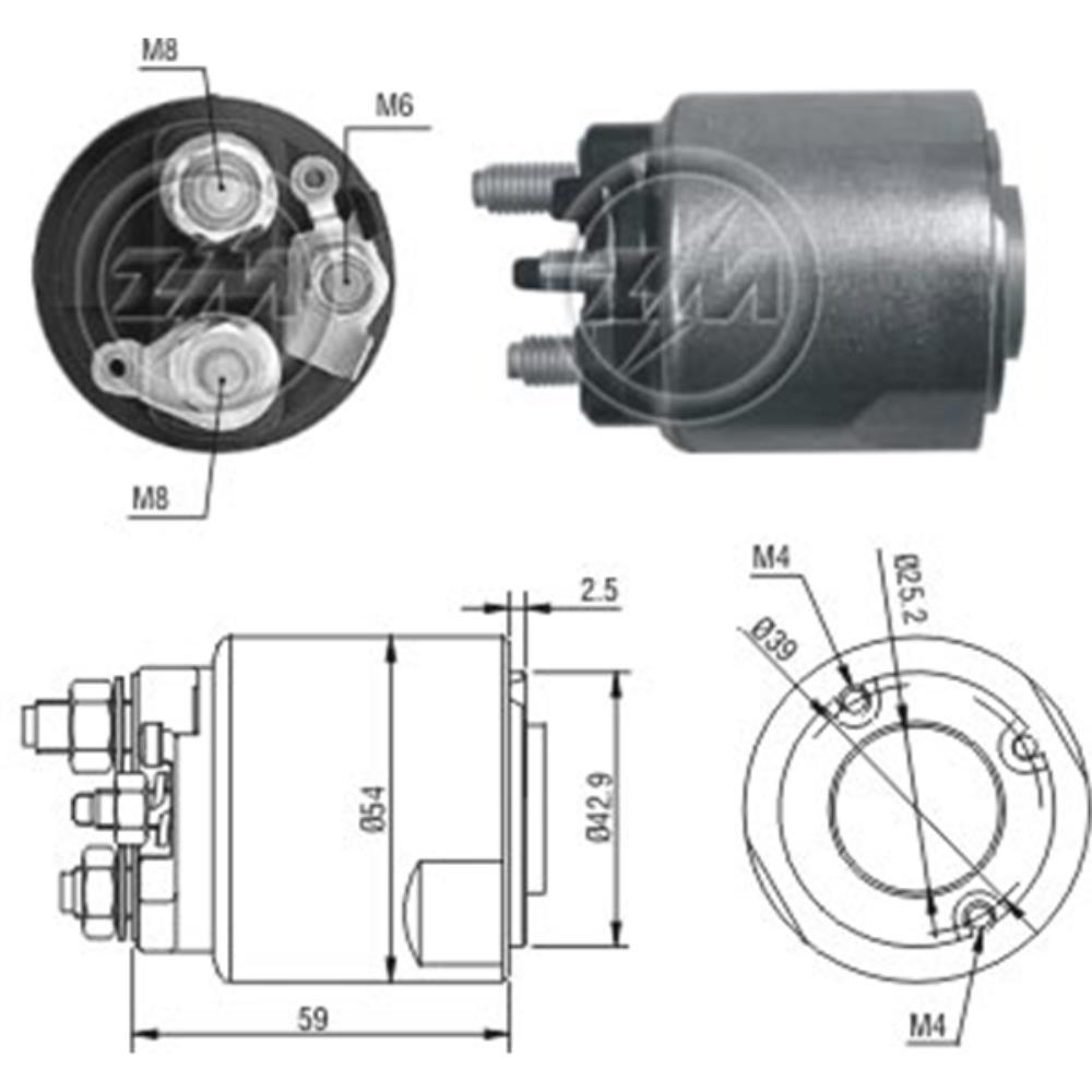 Automático de Partida Sistema Valeo ZM ZM494