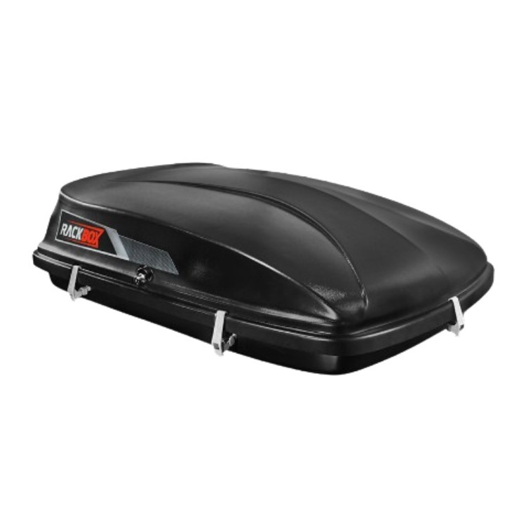 Bagageiro Caixa de Teto Preto de 600 Lts Rackbox 600P