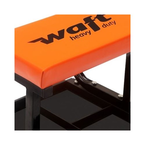 Banquinho para Mecânico Waft Multiúso com Bandeja e Rodízios Waft 6316