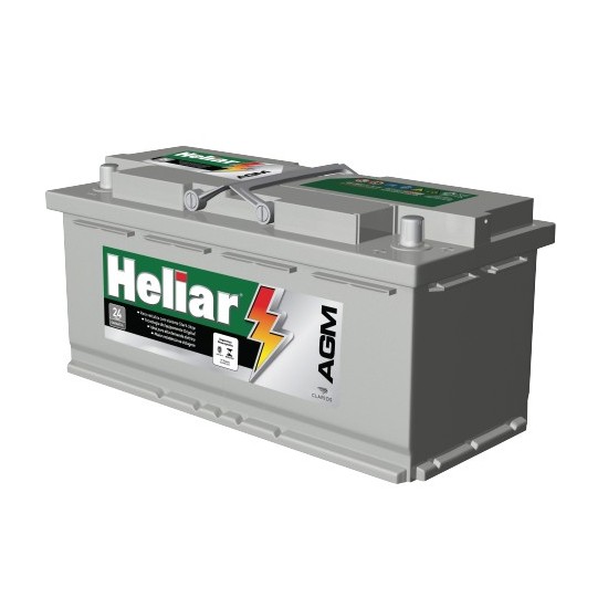 Bateria 105Ah Polo lado direito Heliar AG105SD