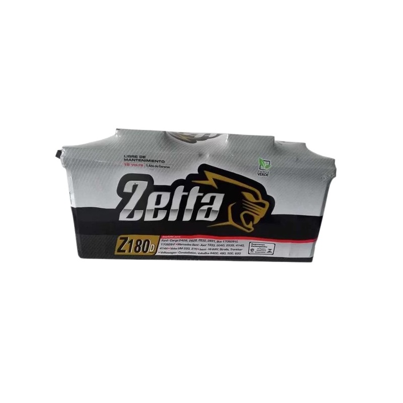 Bateria 180Ah Polo lado direito Zetta Free Z180D