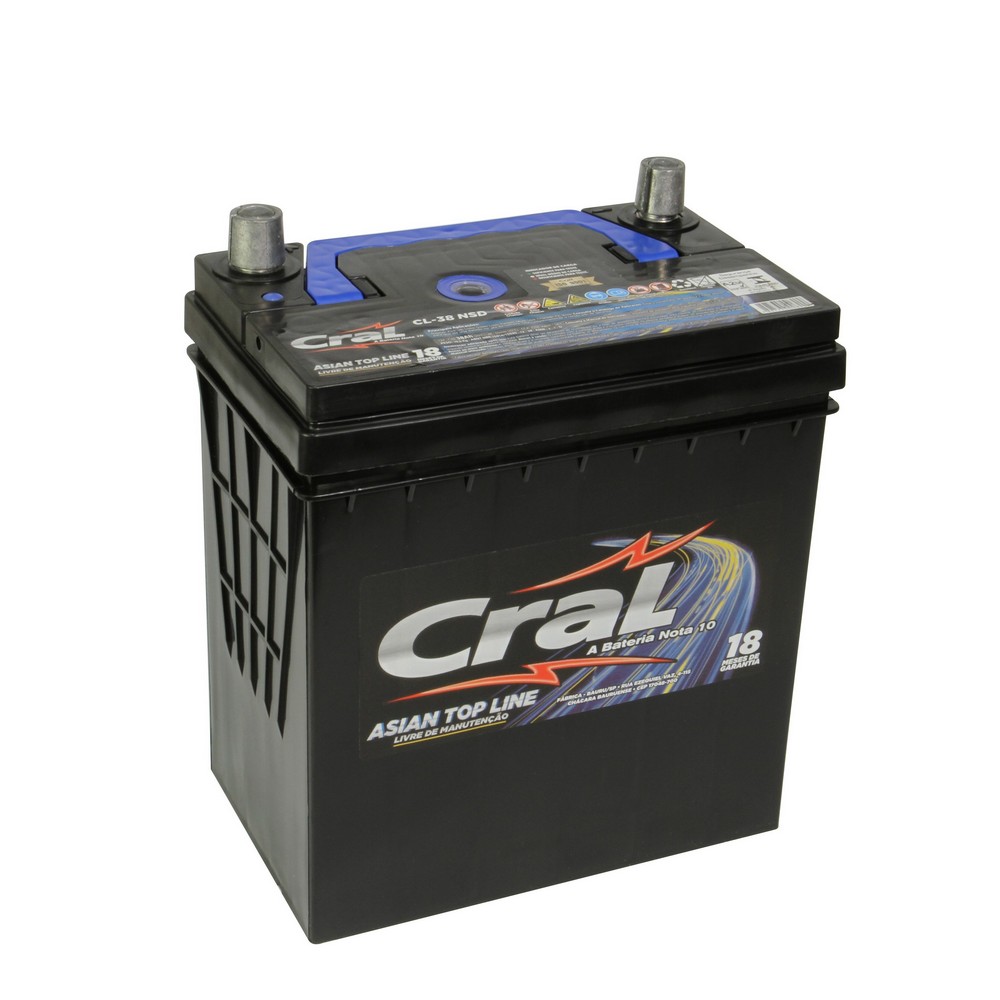 Bateria 38Ah Polo lado direito Cral CL38NSD