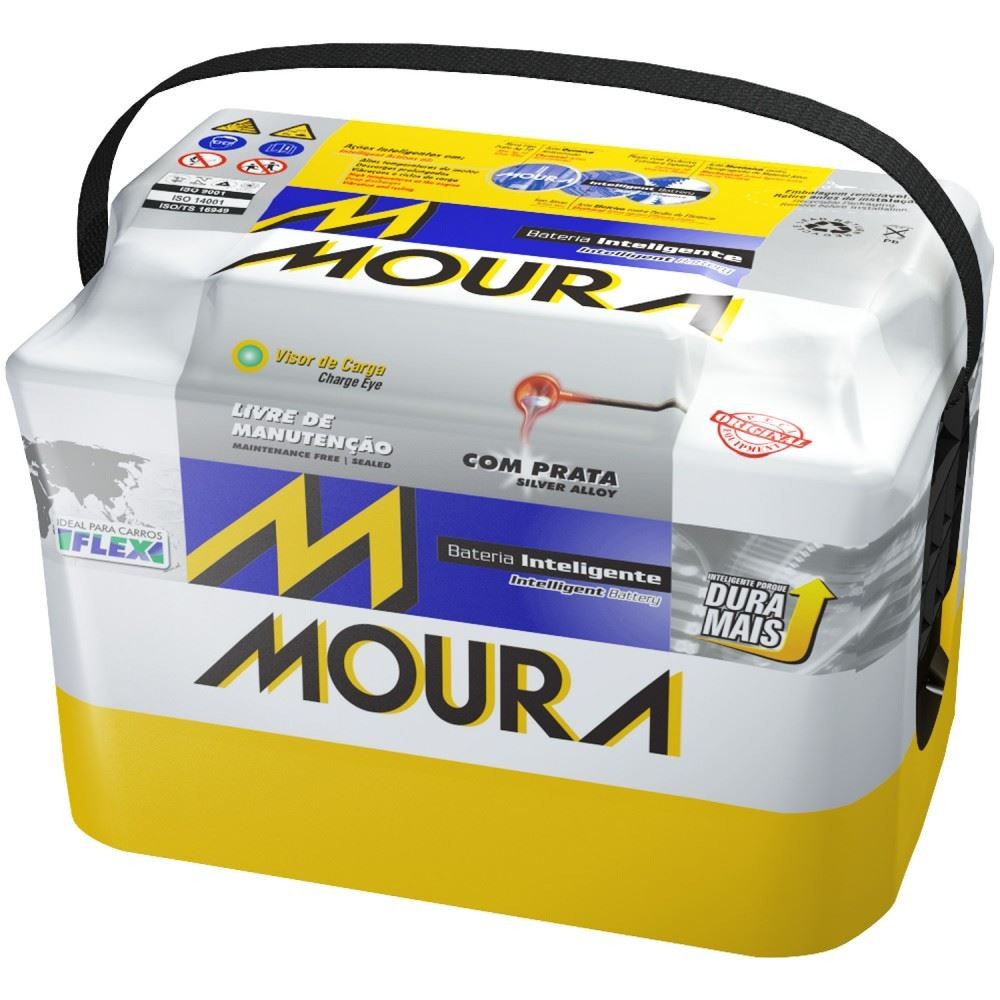 Bateria 40Ah Polo lado direito Moura M40FD