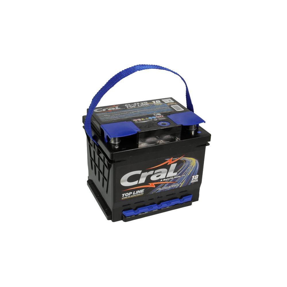 Bateria 45Ah Polo lado direito Cral CL45VD