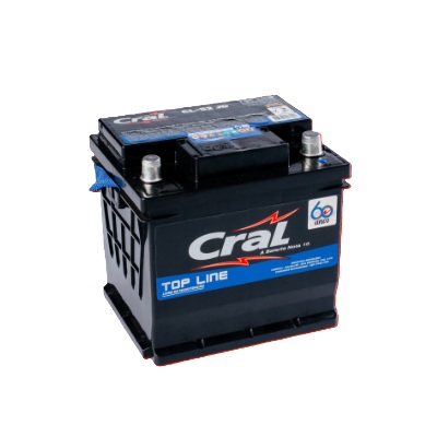 Bateria 52Ah Polo lado direito Cral CL52JD