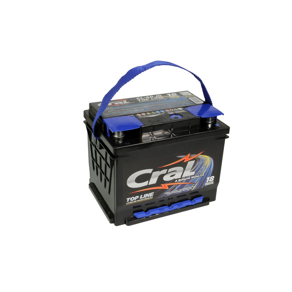 Bateria 60Ah Polo lado direito Cral CL60JD