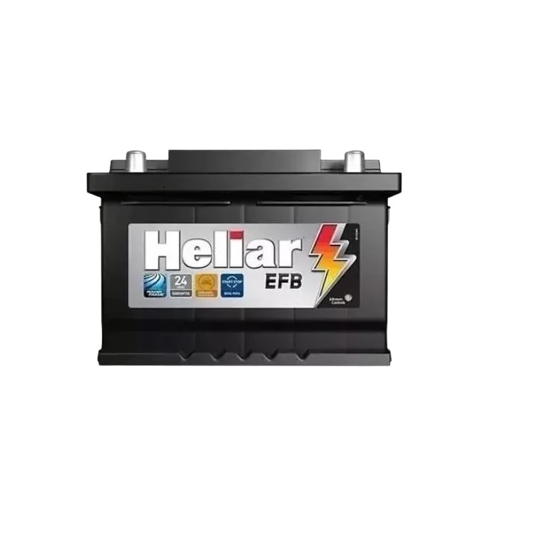 Bateria 60Ah Polo lado direito Heliar EFB60HD