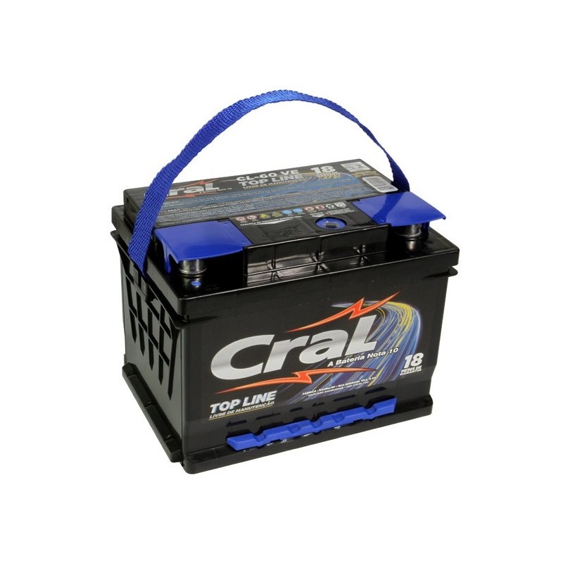 Bateria 60Ah Polo lado esquerdo Cral CL60VE