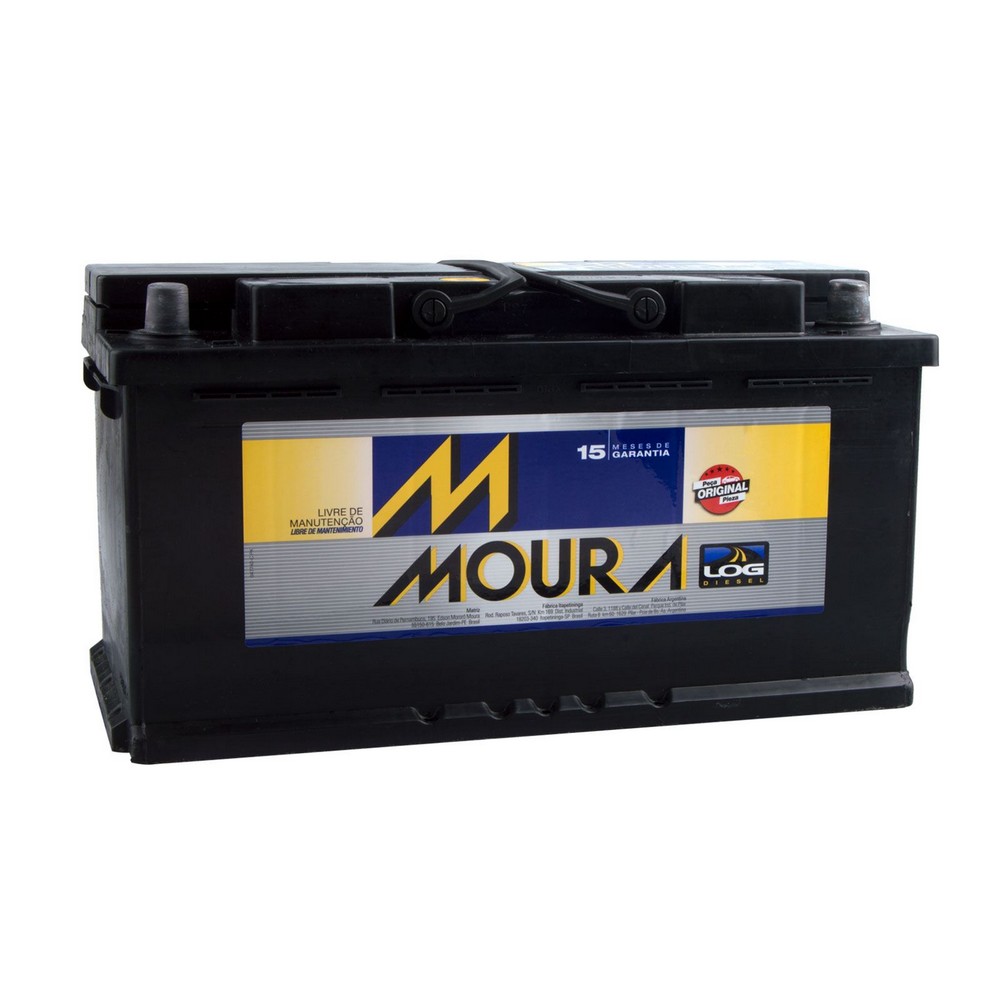Bateria 95Ah Polo lado direito Moura M95QD