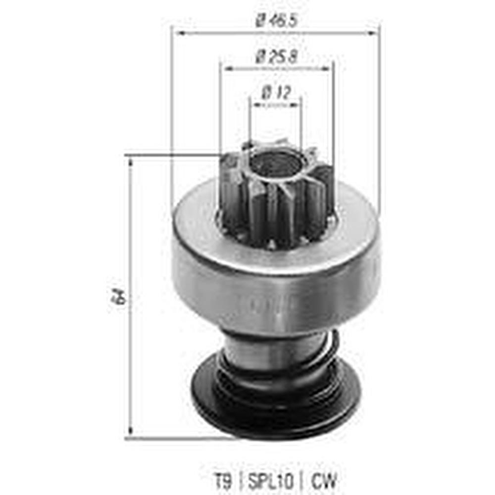 Bendix Motor de Partida Sistema Bosch ZEN 0108