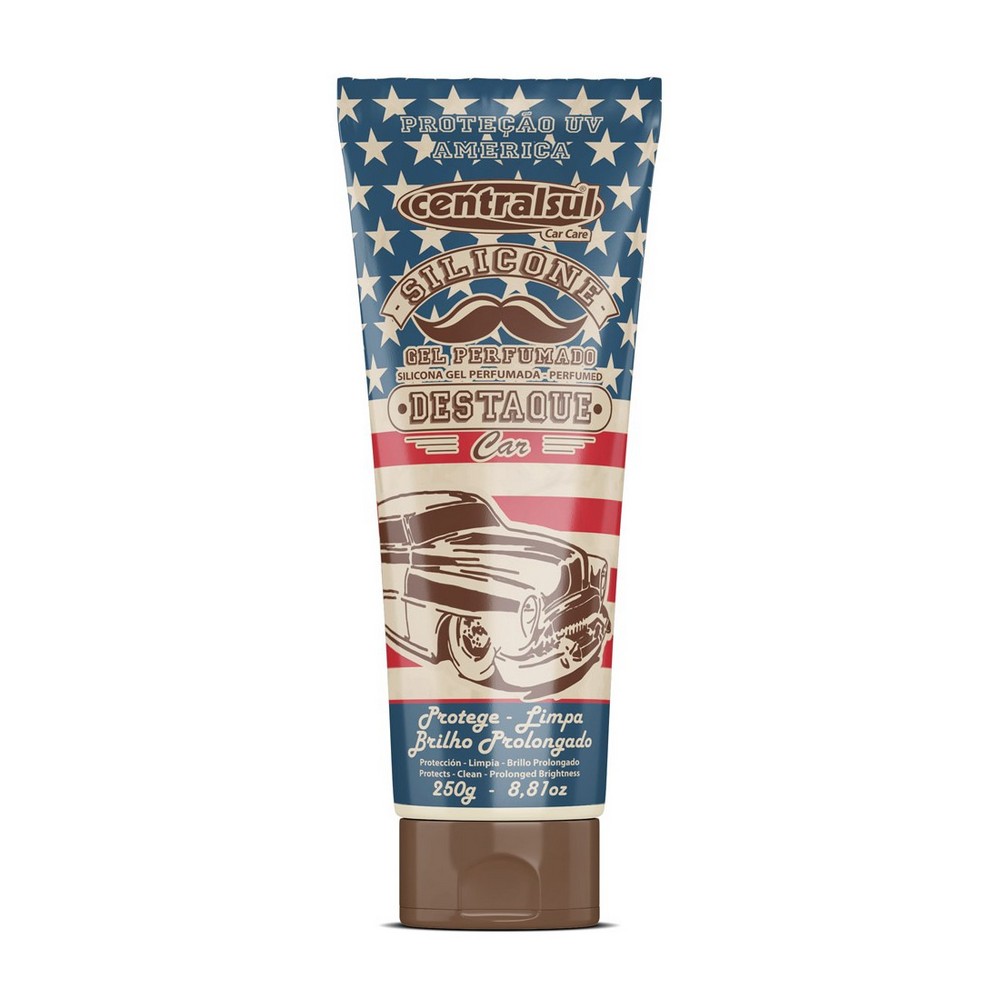 Bisnaga de Silicone em Gel Modelo América 250g Centralsul 167924