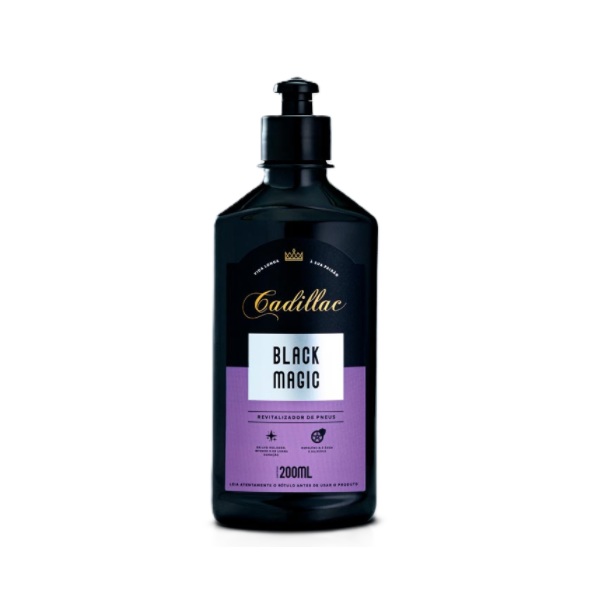 Black magic revitalizador de pneus 200ml Cadilac BLACKMAGIC