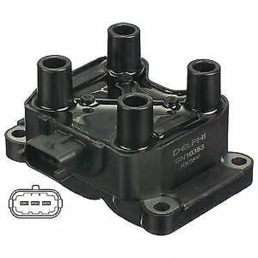 Bobina de Ignição sem Suporte Delphi GN1035313B1