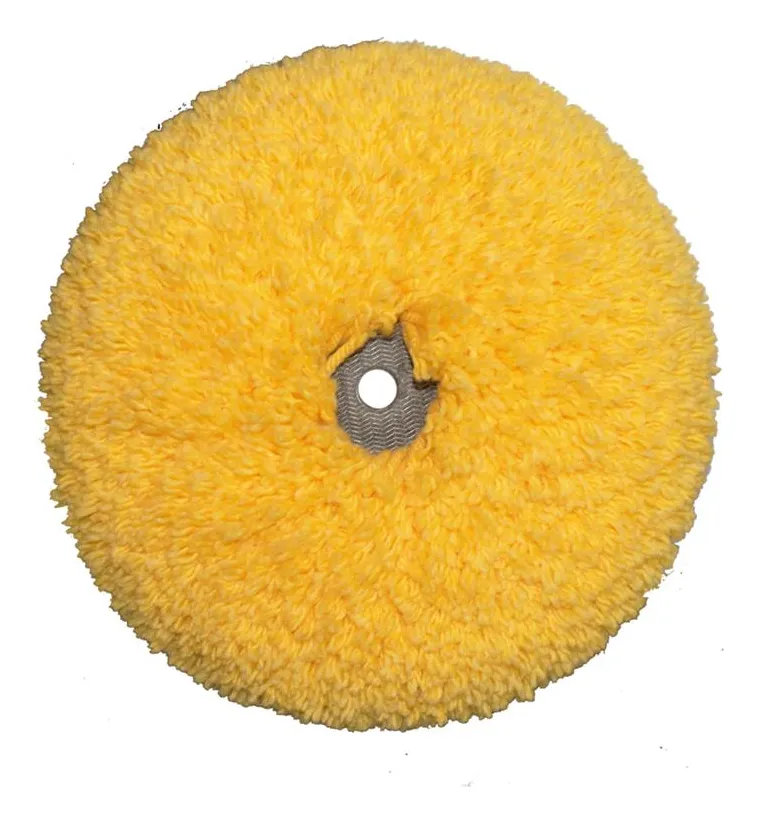 Boina Dupla Face Fio Amarelo 8 Pol. Perola 280005