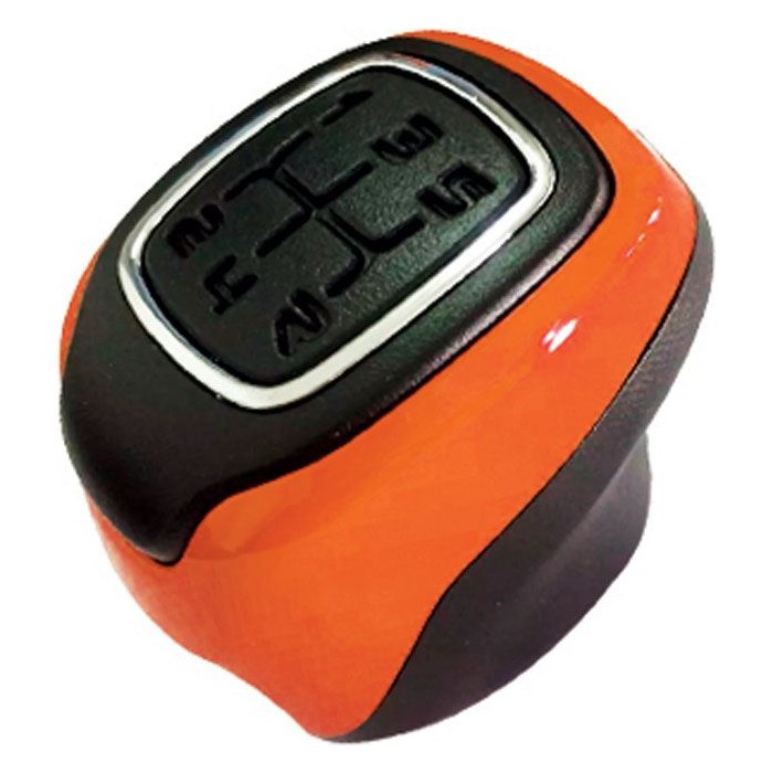 Bola de Câmbio Laranja com Aro Cromado Autoplast AP1292