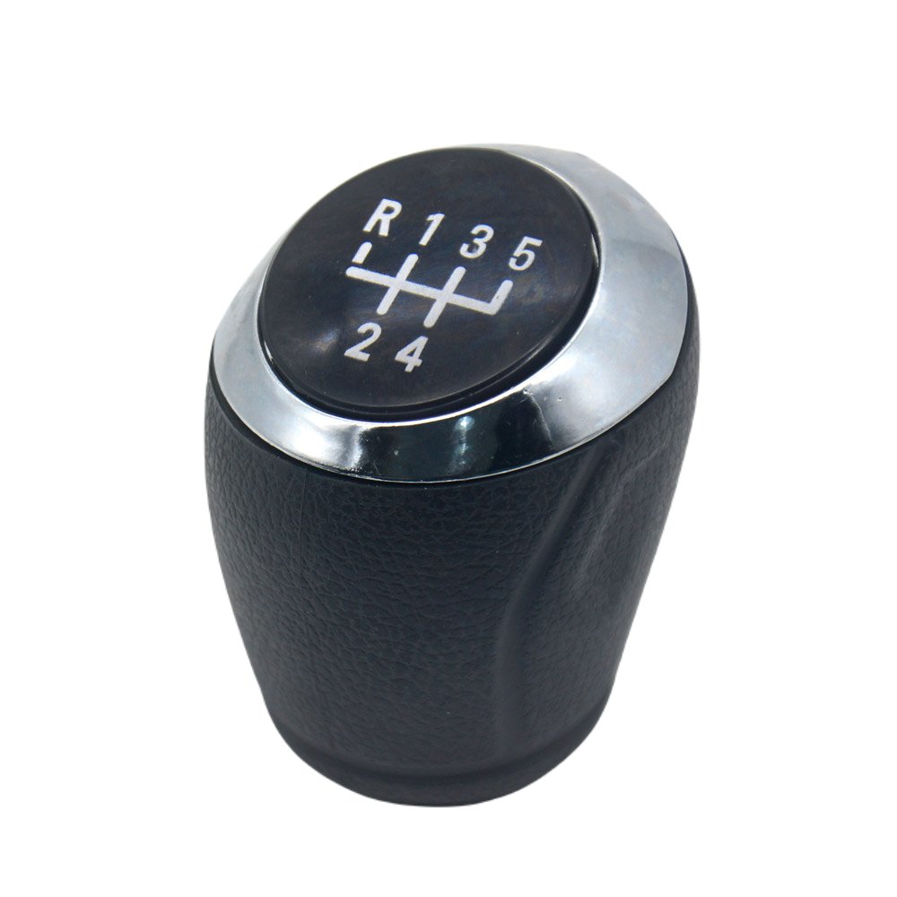 Bola de Câmbio Preta Aro Cromado Pressão NAT 400530