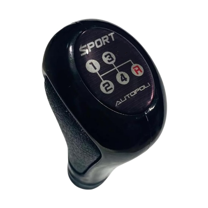 Bola de Câmbio Sport 4 Marchas Rdt Preto Preto Autopoli AP490