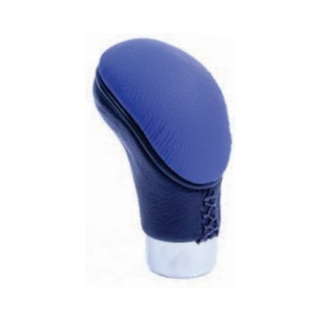 Bola de Câmbio Sport Naja Couro Azul Preto Serauto 02040