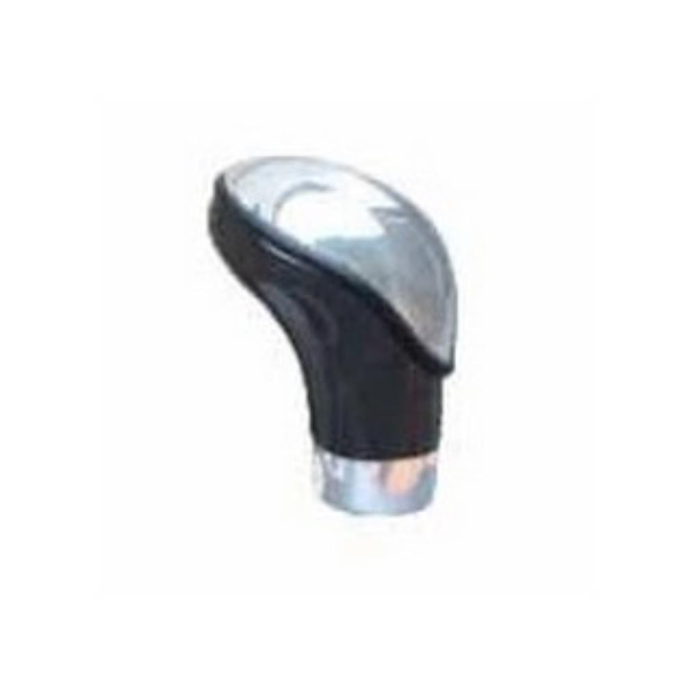 Bola de Câmbio Sport Naja Cromado Preto Cromado Serauto 02003