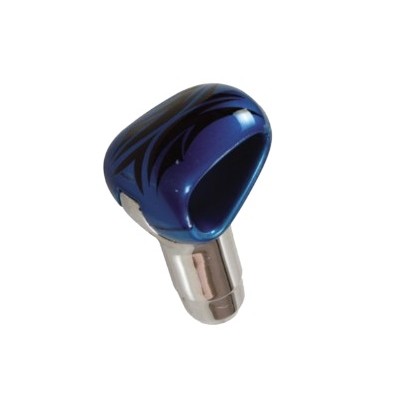 Bola de Câmbio Sport Tribal Cromada Azul Soparauto 5034