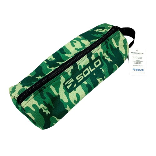 Bolsa Multiuso Torpedo Camuflada Verde Solocar SL2120011