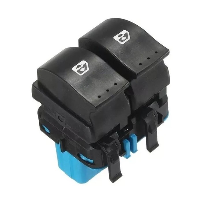 Botão do Vidro Elétrico Duplo Azul dianteiro Renault 8200108269