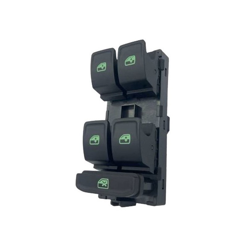 Botão do Vidro Elétrico Quádruplo Led Verde.. lado esquerdo Ospina 021288
