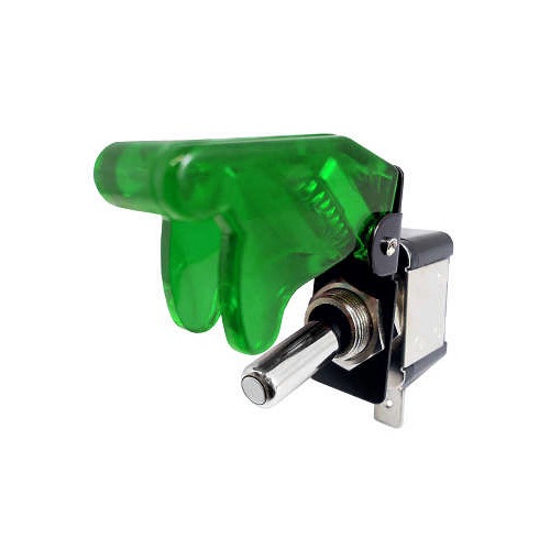 Botão Tipo Caça com Iluminação Led Verde DNI DNI2084VD