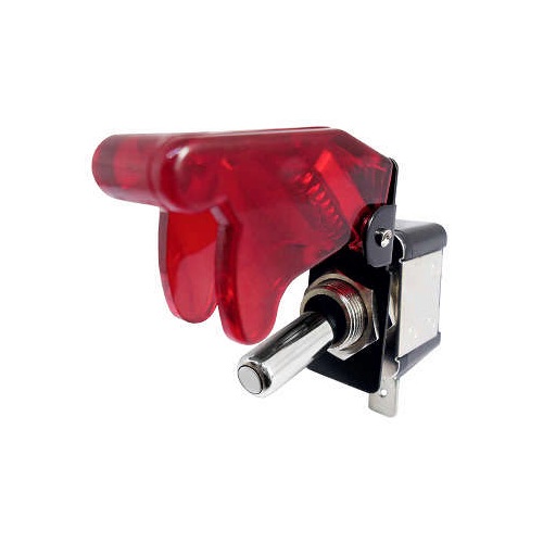 Botão Tipo Caça com Iluminação Led Vermelho DNI DNI2084VM