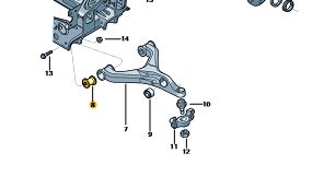 Bucha Bandeja inferior Volkswagen 23B407421A
