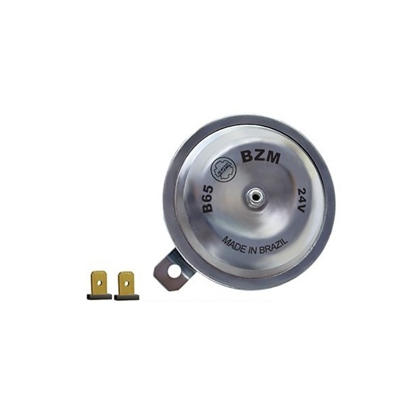 Buzina Bibi Individual 24V 2 Terminais Linha Pesada BZM Buzinas B65