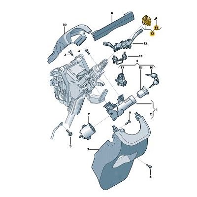 Buzina Came De Buzia Volkswagen 23B959653