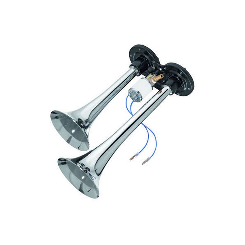 Buzina Pneumática com Ar Comprimido 24V 2 Cornetas DPL DPL101044