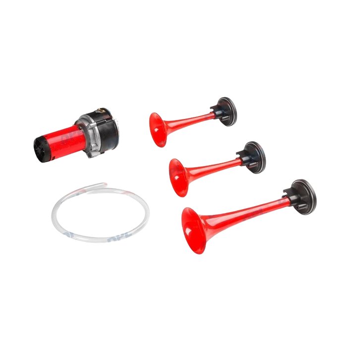 Buzina Pneumática com Compressor 12V 3 Cornetas DPL DPL101067