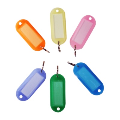 C/identificador de chaves kit c/6 pcs Etilux K6