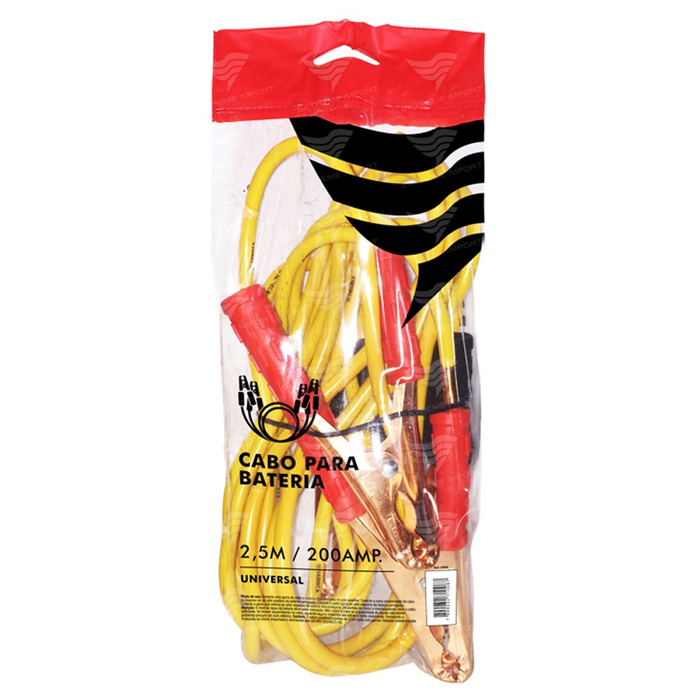 Cabo Auxiliar de Partida 2,5M 200Ah SW MIX1008