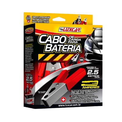Cabo Auxiliar de Partida 2,5M 320Ah Luxcar 1505