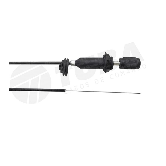 Cabo do Estrangulador Botão Preto 1459mm Tuba 9313