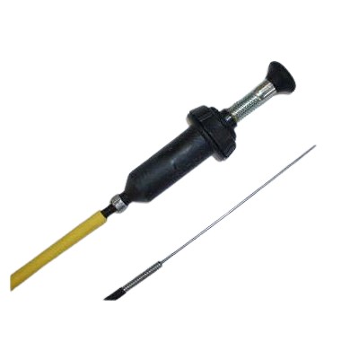 Cabo do Estrangulador Botão Preto 425mm Cabovel 126032