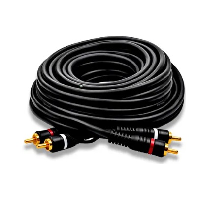 Cabo Rca Reto Preto 5 Metros Acessorios Importados 1068000100011