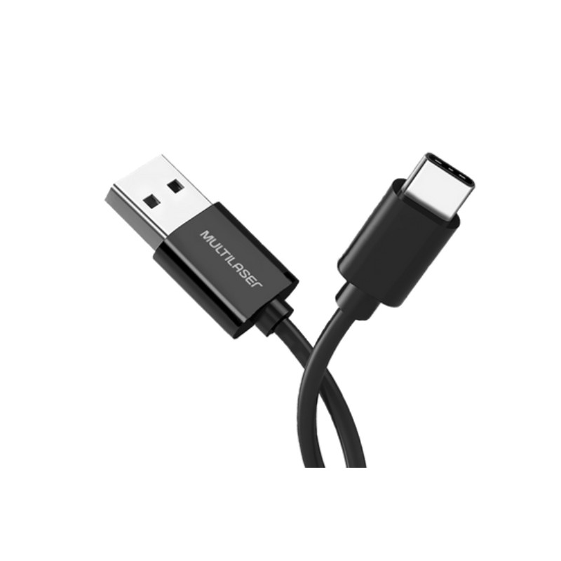 Cabo Usb Type-C MachoUsb-A Macho 1.2cm Multilaser WI349