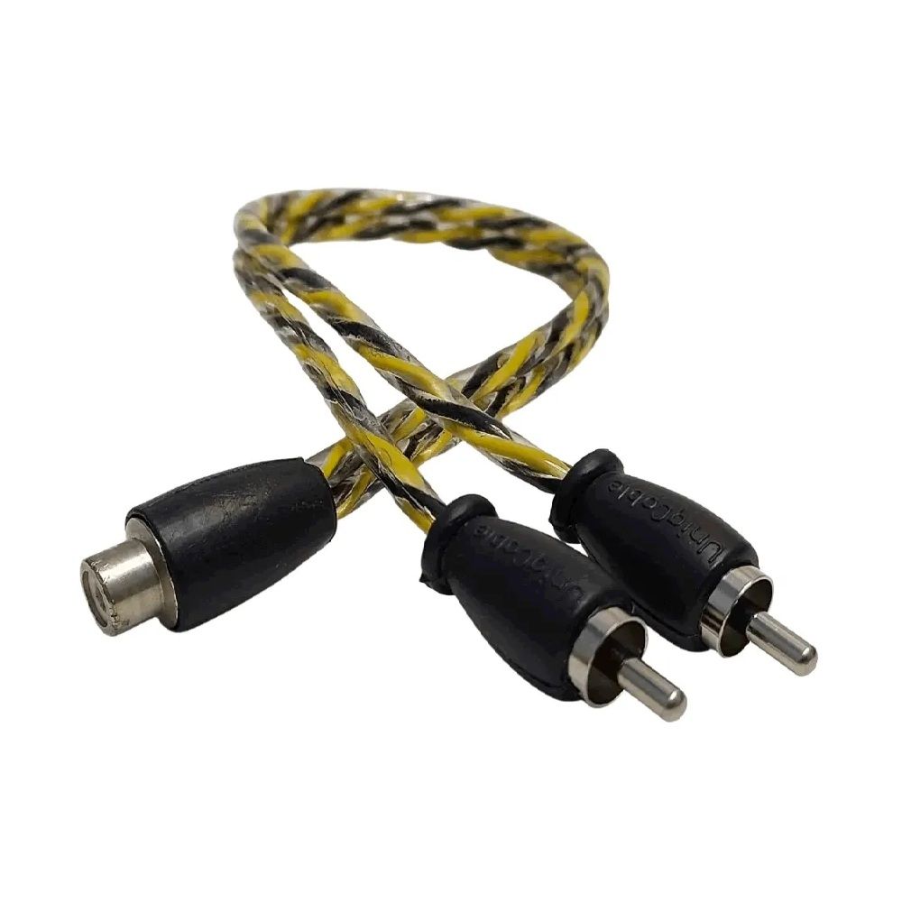 Cabo Y Rca 2 Pontas Machos 1 Fêmea Uniq Cable INOV2M