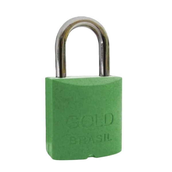 Cadeado Cores Verde 30mm Gold SCD051018