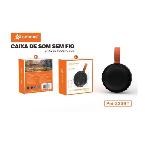 Caixa de Som Portátil Bluetooh 5W Peining PEI223BT