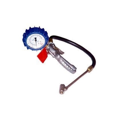 Calibrador de Pneu Duplo com Haste de Metal com Manômetro F.confuorto 039331