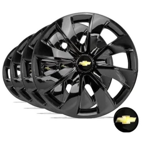 Calota Aro 13 Pol. Black Fosco Fixação por Parafuso Callmax DS1074BLP