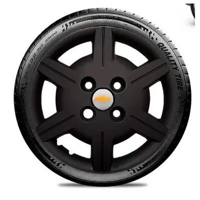 Calota Aro 13 Pol. Black Fosco Fixação por Parafuso Callmax DS962BLF