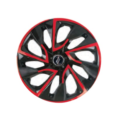 Calota Aro 13 Pol. Black Silver Fiaxação por Parafuso Elitte 3004