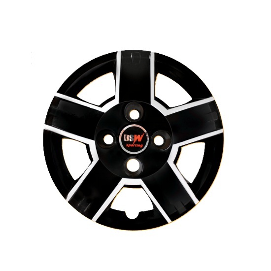 Calota Aro 13 Pol. Black Sporting Fixação por Parafuso Callmax DS206